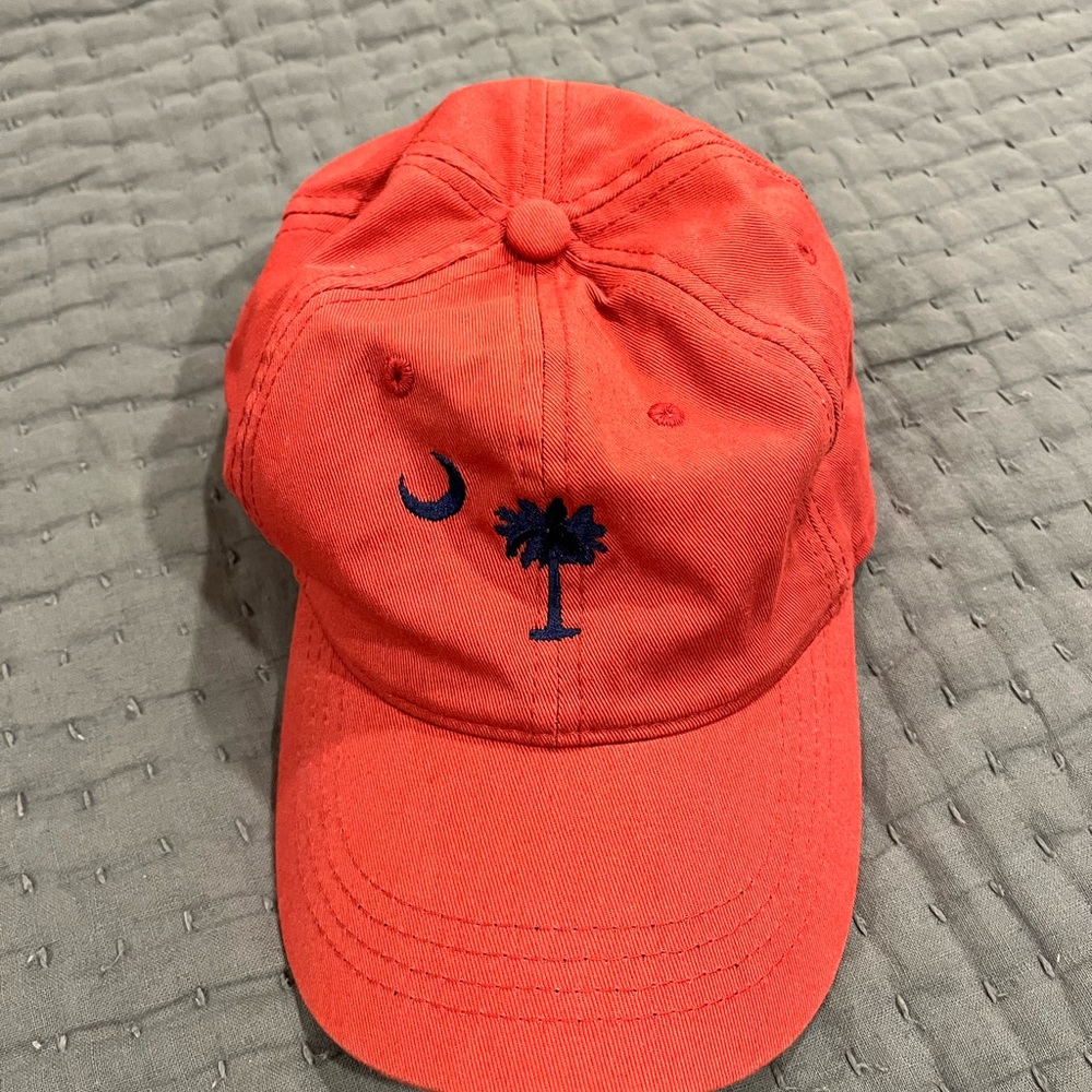 Boy hat. Red color.